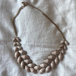 Light pink statement necklace